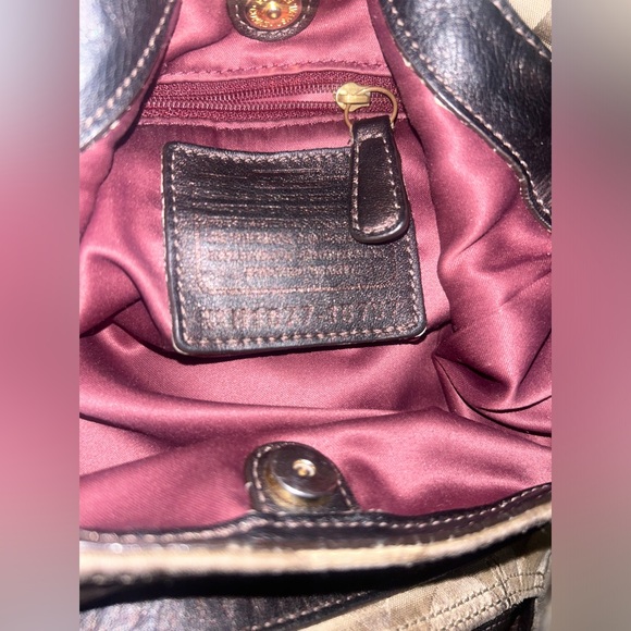 Coach Hobo Signature Carryall Purse Handbag Brown Large Zip C Logo F1082-15757 - Picture 12 of 12